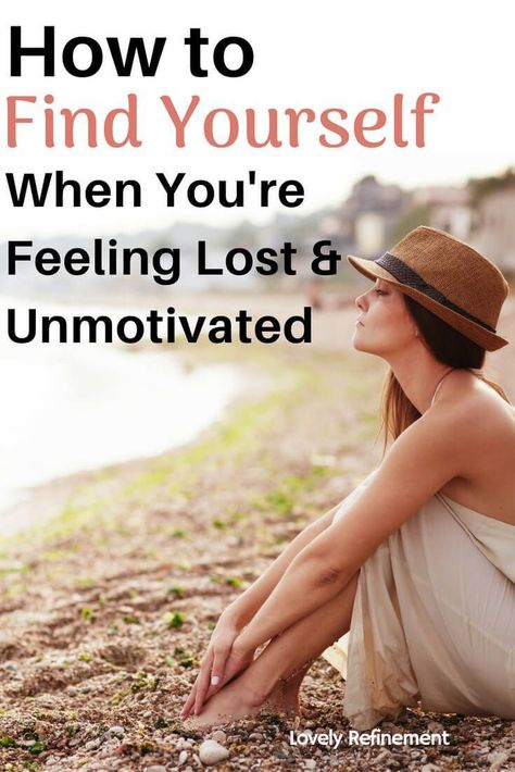 We all feel lost sometimes in our lives. That just means you have to look a little deeper at yourself, and figure out what matters most. Here's how to find yourself when you're feeling lost & unmotivated. #feelinglost #confidence #selfimprovement Life Affirmation, When You Feel Lost, Spirituality Affirmations, Personal Wellness, Feel Lost, Reflection Quotes, Life Tools, Finding Purpose, Finding Happiness