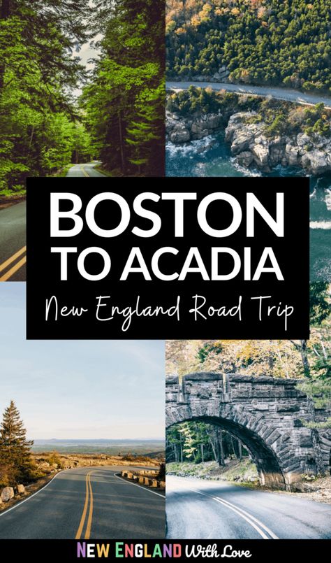 National Park Road Trip Itinerary, Travel Boston, England Road Trip, East Coast Vacation, Maine Road Trip, 2023 Vacation, Maine Summer, Maine Trip, England Coast