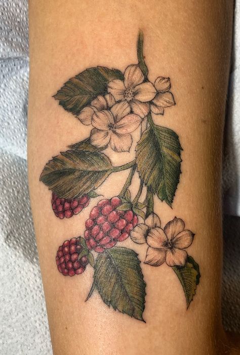 Bush Tattoo, Raspberry Tattoo, Raspberry Bush, Raspberry, Google Search, Flowers, Color