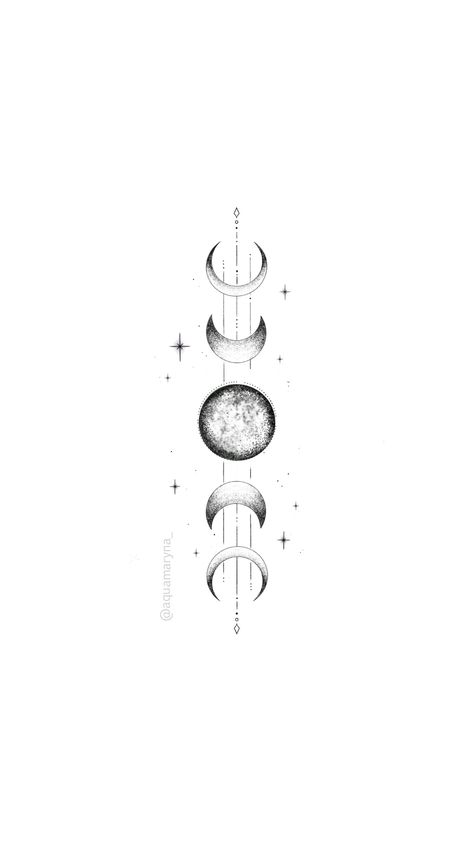 Petite Moon Tattoo, Detailed Moon Phase Tattoo, Moon Phase Line Tattoo, Moon Phases Tattoo Elbow, Moon Phase Band Tattoo, Moon Phases And Lotus Tattoo, Minimalist Tattoo Moon Phases, Moon Faces Tatoos, Luna Cycle Tattoo