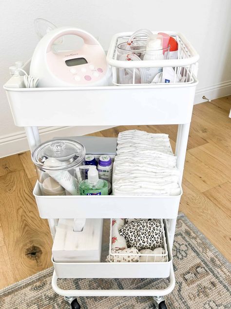 Postpartum Organizer, Newborn Trolley Cart, Newborn Essentials Cart, Nursery Caddy Cart, Postpartum Cart Organizer Bathroom, Newborn Cart Organization, Baby Trolley Organiser, Postpartum Bathroom Cart, Postpartum Carts