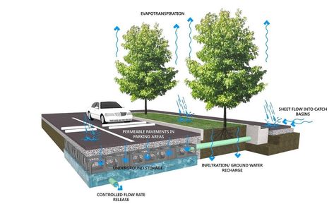 What is the role of landscape architects in designing cities - RTF | Rethinking The Future Tree In Gravel, Rain Water Collection Diy, Sponge City, Greenhouse Design, Urban Design Diagram, Student Awards, Plant A Tree, Landscape Architecture Design, Washington County