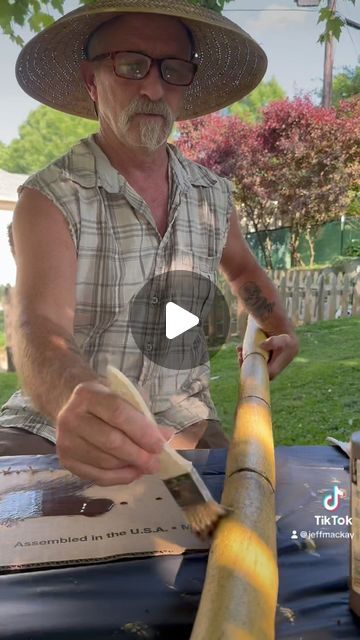 Jeff MacKay on Instagram: "Lets turn some pool noodles into bamboo 🎋 perfect prop for Tiki Decor, Luau and in our case Jungle Cruise themed decor… stay tune to see how we use it… tutorial will be on Patreon- link in bio… #diy #tikidiy #diybamboo #artist #gardendiy #summer #bamboo" Pool Noodle Bamboo, Diy Tiki Torches, Tiki Halloween Decor, Haunted Tiki Halloween, Tiki Totem Diy, Diy Tiki Decorations, Tiki Diy, Tiki Costume, Tiki Bars Diy