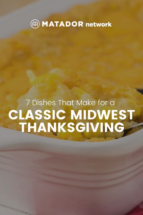 These are the dishes that define the Thanksgiving table in the Midwest. Midwest Thanksgiving Recipes, Thanksgiving Casseroles, Pickle Wraps, Tater Tot Hotdish, Scalloped Corn, Snickers Salad, Thanksgiving Casserole, Hotdish Recipes, Classic Thanksgiving