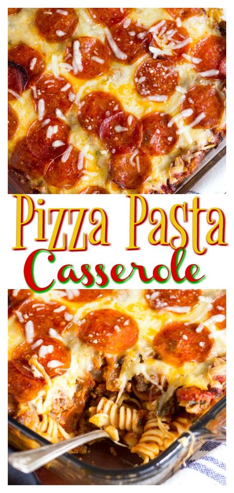 Pepperoni Baked Ziti, Casseroles For A Crowd Main Dishes, Pasta Recipes For A Crowd, Recipes With Pepperoni, Pepperoni Casserole, Pasta Pepperoni, Pizza Pasta Casserole Recipe, Pizza Peperoni, Pepperoni Pizza Pasta