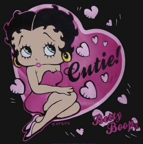 Betty Boop Pfp, Original Betty Boop, Betty Boop Posters, Betty Boop Pink, Betty Boop Classic, Graffiti Lettering Fonts, Chicano Drawings, Betty Boop Art, Betty Boop Pictures