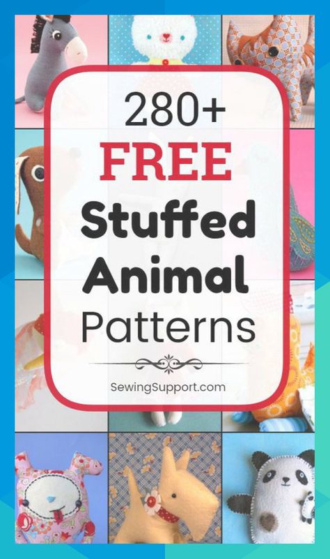 sewing toys patterns Free Stuffed Animal Patterns, Toys To Sew, Diy Toys Sewing, Homemade Stuffed Animals, Fluffy Stuffed Animals, Diy Plush Toys, Fox Stuffed Animal, Easy Designs, Bear Patterns