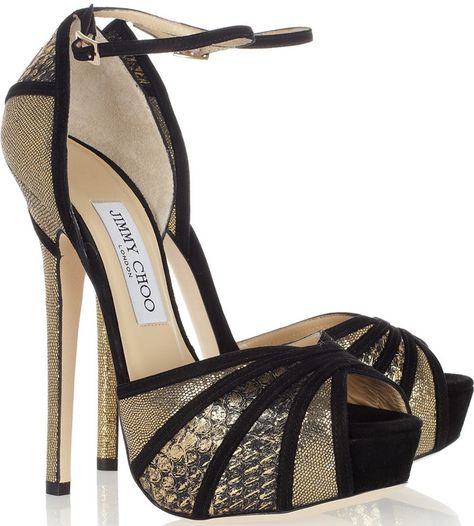 Mixed-Media Jimmy Choo “Kalpa” Sandals Louboutin Sandals, Christian Louboutin Sandals, Jimmy Choo Sandals, Fashion Shoes Boots, Jimmy Choo Pumps, Jimmy Choo Heels, Fashion Heels, Hot Shoes, Fashion High Heels