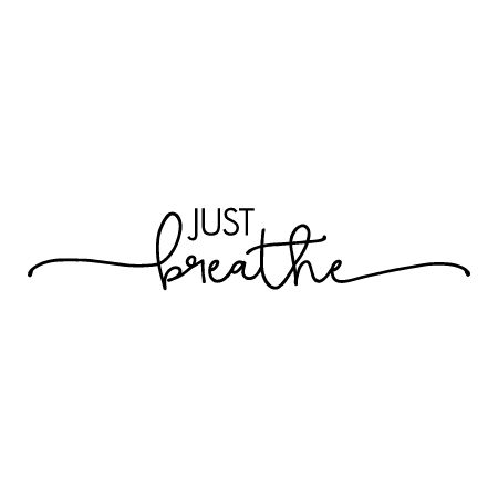 Just Breathe. This is the perfect beautiful reminder to relax and just breathe. It will look really great in your bathroom and remind you to stay calm and relax. Relax Tattoo, Just Breathe Tattoo, Zwilling Tattoo, You Are My Moon, Now Quotes, Muster Tattoos, Yoga Beginners, Vinyl Wall Quotes, Spring Pattern