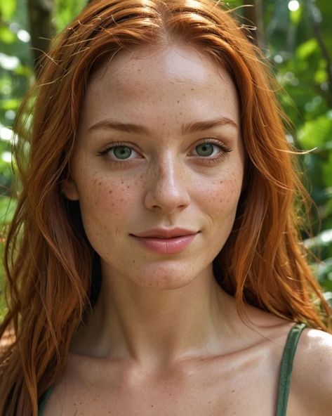 Hey friends! 🌴✨ Here are some souvenir portraits from the island of the #hiddenarkescape. 📸 And there's a special one waiting for you on my links! 😉💖 Green Eyes And Red Hair, Ginger With Green Eyes, Green Eyes Red Hair, Red Head With Green Eyes, Green Eyes Red Hair Aesthetic, Red Hair Freckles Green Eyes, Red Hair Freckles Blue Eyes, Red Hair Green Eyes Girl, Red Hair Green Eyes