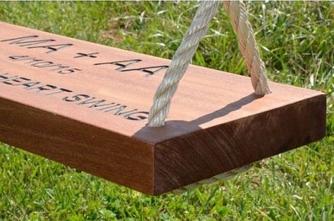 Wood Tree Swing for 5th wedding anniversary gift https://www.loveandlavender.com/2018/06/wood-anniversary-gifts-him-her/ Second Anniversary Gift, Bday Gifts For Him, 5th Wedding Anniversary Gift, Homemade Anniversary Gifts, 5 Year Anniversary Gift, 25th Anniversary Gifts, 40th Anniversary Gifts, Romantic Gifts For Him, Wood Anniversary