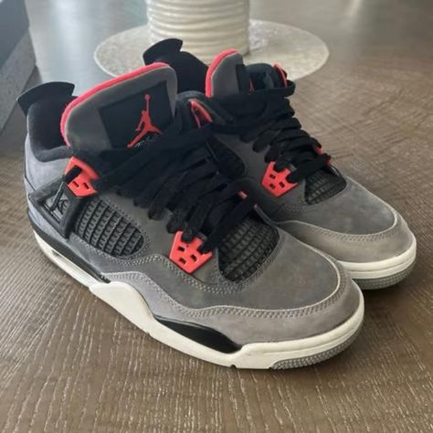 Jordan 4 infared Anthropologie, Mac, Jordan 4 Infared, Jordan 4s, Clothing Catalog, Jordan Shoes, Athleisure, Jordan, Free People