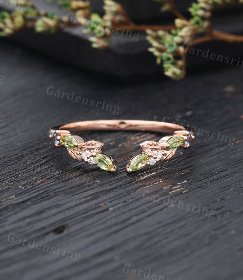 Peridot wedding ring