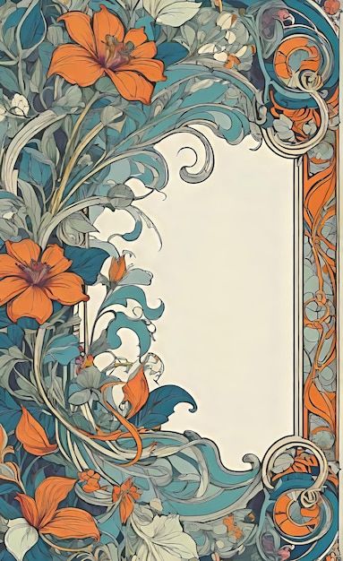 59,000+ Art Nouveau Pictures Art Nouveau Wall Art, Art Nouveau Wallpaper Vintage Wallpapers, Art Nouveau Wall Mural, Art Nouveau Designs, Art Neavue, Art Nouveau Color Palette, Art Nouveau Background, Art Nouveau Flowers Illustration, Art Nouveau Graphic Design