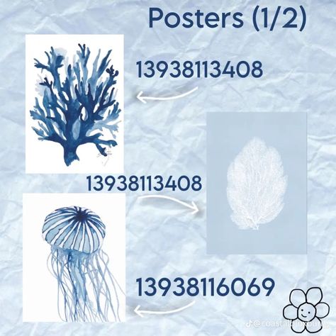 Berry Avenue Coastal Decal Codes, Bloxburg Picture Codes Circle, Berry Avenue Codes Pictures Costal, Beach House Wallpaper Bloxburg, Bloxburg Vertical Painting Codes, Costal Pictures Bloxburg, Light Blue Bloxburg Decals, Fish Bloxburg Decal, Bloxburg Coastal Wall Decals