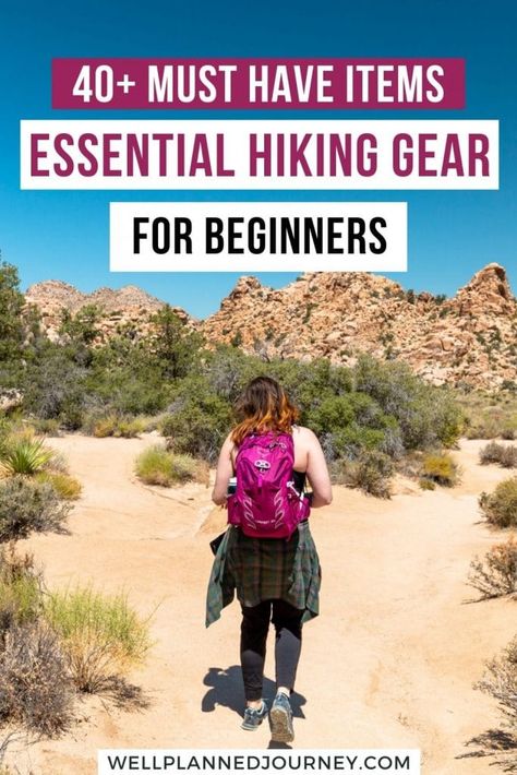 Get your free, printable hiking gear packing list for summer! This ultimate guide covers the best hiking gear products for beginners, including the best picks for women and for beginners! You'll read about the 10 hiking essentials, the best day hiking clothes, and other non-essentials that make hikes even better. Read now to get your free, printable packing list to help you prepare for your next hike! Hiking Gear Checklist | Hiking Gear Packing List Summer Hiking Essentials Daypack, What To Pack For A Hiking Trip, Backpacking List For Women, Day Hiking Essentials, Hiking Must Haves Women, What To Wear Hiking Summer, Hiking Essentials Packing Lists, Best Hiking Clothes For Women, Hiking Essentials For Women