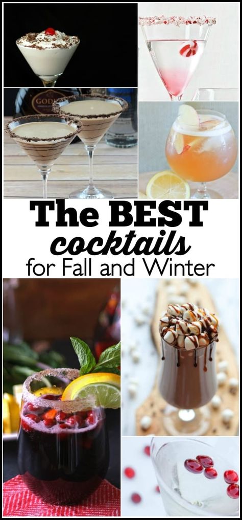 Winter Mixed Drinks, Easy Winter Cocktails, Cranberry Martini, Winter Cocktails Recipes, Fall Goodies, Beverage Station, Tea Time Food, Easy Cocktail, Harvest Party