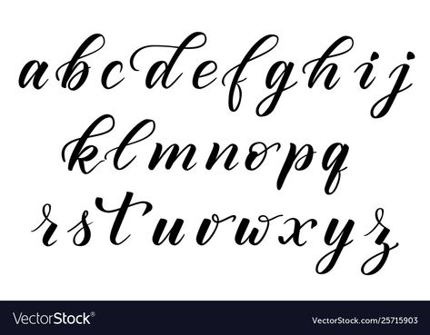 Brush Calligraphy Alphabet, Faux Calligraphy Alphabet, Brush Lettering Alphabet, Modern Calligraphy Alphabet, Hand Lettering Alphabet Fonts, Calligraphy Letters Alphabet, Calligraphy Fonts Alphabet, Script Alphabet, Alphabet Photos