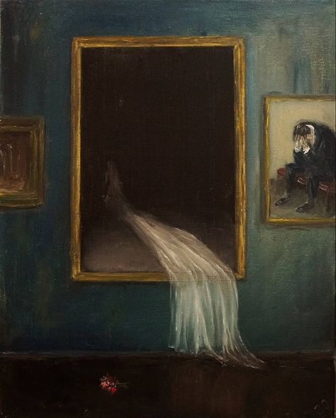 Superflat, Arte Peculiar, Scary Art, A Ghost, Ethereal Art, Gothic Art, Surreal Art, Pretty Art, Dark Art