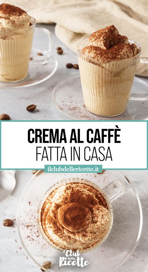 Cafe Crema Recipe, Crema Recipe, Mash Recipe, Sicilian Recipes, Italian Desserts, Plant Food, Cafe Food, Keto Dessert, Baked Goods