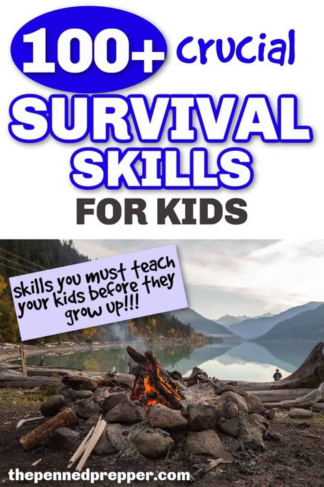 What are the top survival skills you need to teach your kids? Kids need to learn important skills such as basic first aid, how to start a fire, and how to make water safe for drinking. Read all 61+ survival skills to teach kids and rest assured they will be prepared for any emergency. Survival Skills For Kids, Kids Survival Skills, Dog Communication, Water Survival, Skills For Kids, Doomsday Preppers, How To Make Water, Basic First Aid, Start A Fire