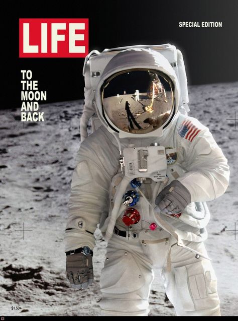 To The Moon And Back-LIFE Magazine cover | 40 Best LIFE Magazine Covers. Walking On The Moon, Apollo Space Program, Life Magazine Covers, Apollo Missions, Buzz Aldrin, Life Cover, Neil Armstrong, Apollo 11, Moon Landing