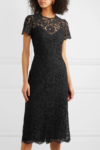 Gown Suit, Black Lace Midi Dress, Valentino Dress, Corded Lace, Evening Dresses Elegant, Lace Midi, Lace Midi Dress, Net A Porter, Black Lace