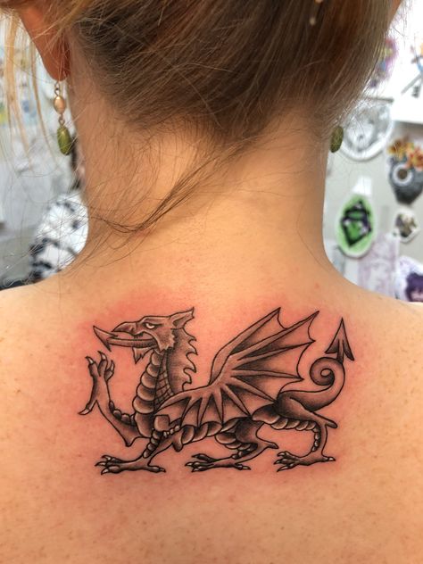 Welsh Dragon Tattoo Designs, Welsh Dragon Tattoo For Men, Wales Dragon Tattoo, Welsh Tattoo Ideas For Men, Wales Tattoo Ideas, Welsh Dragon Tattoo Women, Welsh Tattoo Ideas, Wales Tattoo, Welsh Dragon Tattoo