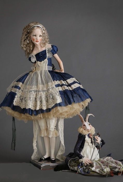 Porcelain Doll Outfit, Alisa Filippova, Alice In Wonderland Doll, Antique Porcelain Dolls, Dolls Art, Unique Dolls, Artist Doll, Doll Repaint, Doll Art