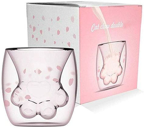 Kawaii Cups, Whiskey Cups, Claw Design, Pink Stuff, Cat Coffee Mug, Kawaii Accessories, Cat Claws, Gamer Room, Kawaii Room