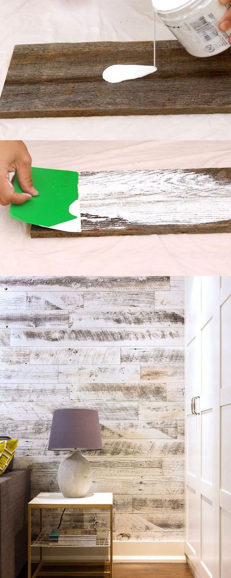 Ultimate guide + video tutorials on how to whitewash wood & create beautiful whitewashed floors, walls and furniture using pine, pallet or reclaimed wood. apieceofrainbow.com Whitewashed Floors, How To Whitewash Wood, How To Whitewash, White Washed Floors, Painting Wood, Paint Wood, Whitewash Wood, Pallet Furniture, Design Case