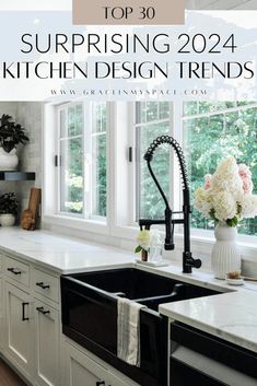 kitchen decor designs -kitchen decoration ideas ideas - kitchens decor modern Cabinet Trends, Quartz Kitchen Countertops, Rural House, Quartz Kitchen, Organizing Hacks, White Quartz Countertop, Kitchen Design Trends, Kitchen Farmhouse, Barbie Diy