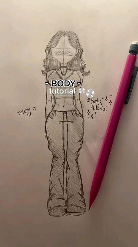 Body Tutorial, A Drawing, Pencil Drawing, Get Inspired, Pencil, Tattoos, Art