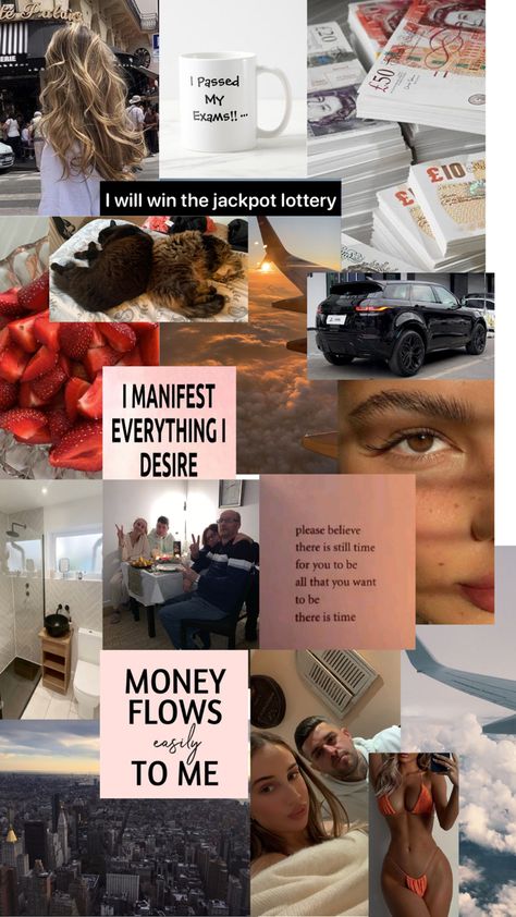 Vision Board Lottery, Lottery Win Manifestation, Lottery Vision Board, Lottery Manifestation, Jackpot Winners, Wealthy Lifestyle, Lottery Tickets, Natural Scenery, Urban Life