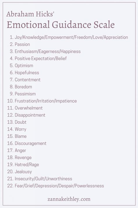 Therapy Affirmations, Emotional Guidance Scale, Raise Your Vibrations, Motivation Psychology, Freedom Love, A Course In Miracles, Abraham Hicks Quotes, Emotional Awareness, Overcoming Fear