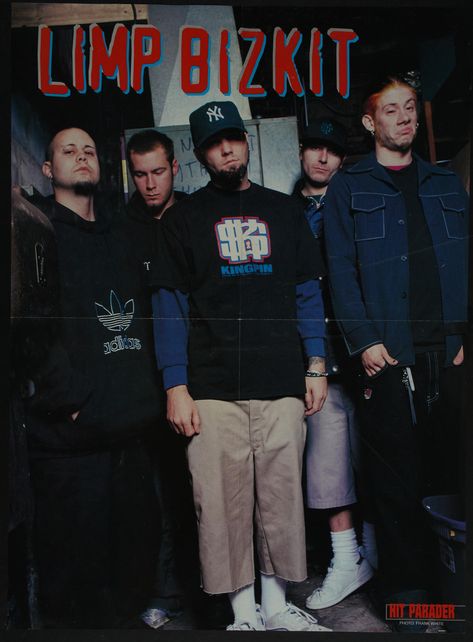 Crust Punk Shorts, Limp Bizkit Poster, Wes Borland And Fred Durst, Limp Bizkit Widget, Take A Look Around Limp Bizkit, Rap Metal, 90s Punk, Limp Bizkit Vintage Shirt, Limp Bizkit