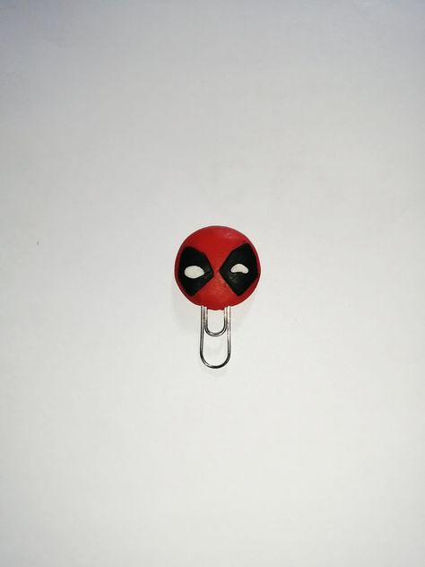 @facebook.com/chibians.ph Clay Keychain, Dead Pool, Polymer Clay Creations, Dry Clay, Air Dry Clay, Clay Creations, Paper Clip, Deadpool, Spiderman