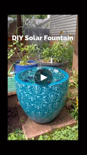 Mungo Jerry, Peaceful Sounds, Diy Solar Fountain, Solar Water Fountain, Solar Fountain, In The Summertime, Solar Water, Diy Solar, Glass Bauble