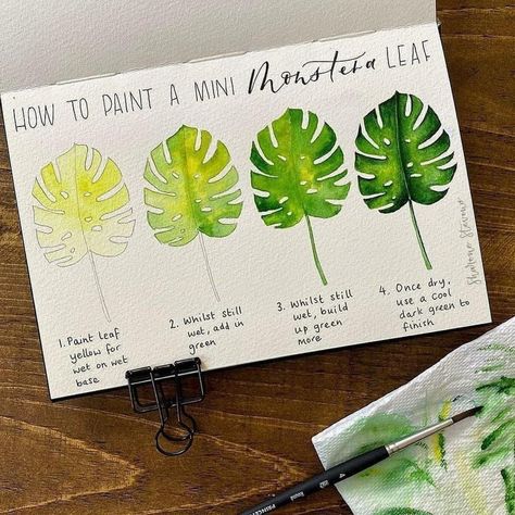 Watercolor Water, Learn Watercolor, First Then, Watercolor Lessons, Diy Watercolor Painting, Watercolor Plants, Watercolor Paintings Easy, Watercolor Flower Art, 수채��화 그림