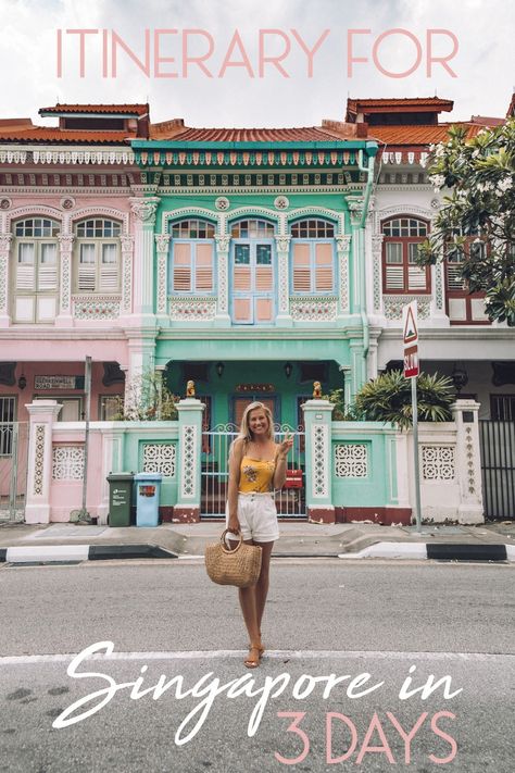 Itinerary for Singapore in 3 Days • The Blonde Abroad Joo Chiat Singapore, Katong Singapore, Kuala Lampur, Singapore Travel Tips, Singapore Trip, Singapore Guide, Koh Lanta Thailand, Singapore Itinerary, Street Model