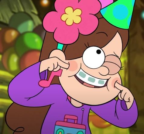 Mable Pines, Gravity Falls Journal, Gravity Falls Characters, Leo And Aquarius, Mabel Pines, Gravity Falls Art, Disney Aesthetic, Cartoon Profile Pics, Animated Icons