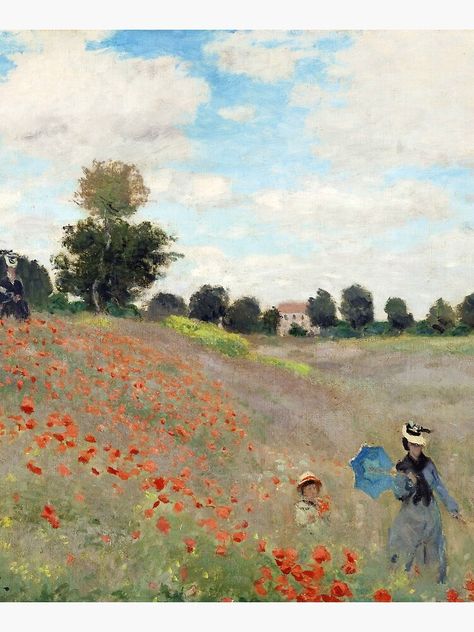 Impressionism Monet, Pop Art Vintage, Claude Monet Paintings, Claude Monet Art, Wild Poppies, Monet Art, Edouard Manet, Monet Paintings, Johannes Vermeer