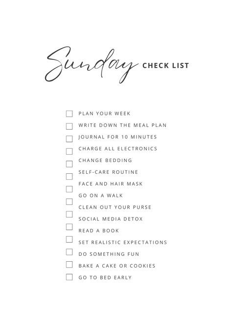 Organisation, Sunday Reset To Do List, Sunday Reset Cleaning Checklist, Sunday Reset List, Sunday Reset Ideas, Sunday Reset Routine Checklist, Sunday Reset Quotes, Monthly Reset Checklist, Sunday Reset Checklist