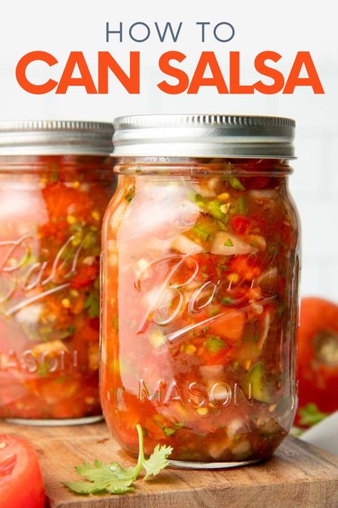 How To Can Salsa Without A Canner, Pace Salsa Recipe For Canning, No Cook Salsa For Canning, Small Batch Canned Salsa, Home Made Salsa For Canning, Canned Salsa Recipe With Fresh Tomatoes Chunky, Mild Salsa Recipe For Canning, How To Can Salsa With Fresh Tomatoes, Salsa For Canning Recipe