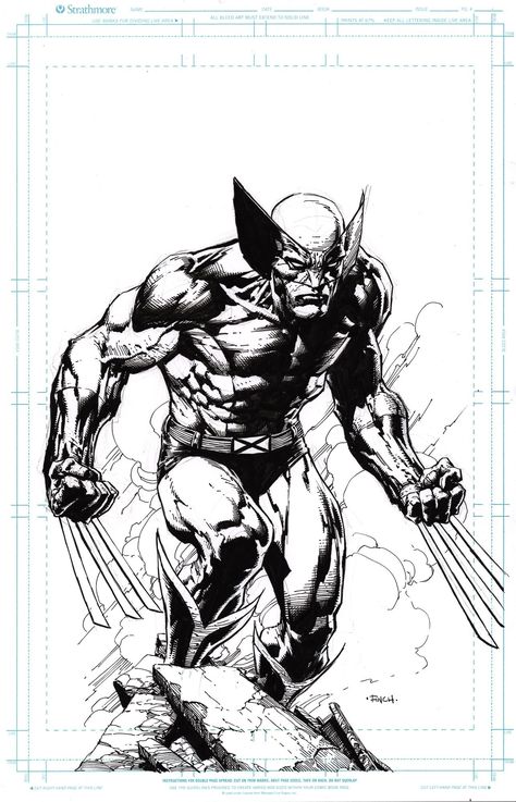 WOLVERINE by David Finch Comic Art Wolverine Comic Art, Wolverine Artwork, Superhero Art Projects, Comic Art Fans, David Finch, Wolverine Comic, Wolverine Art, Comic Book Art Style, Marvel Drawings