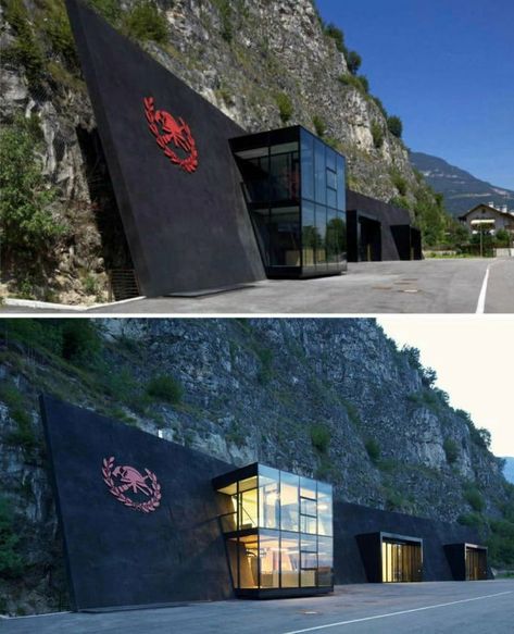 Fire station in Italy looks like a villain hideout! "Looks like" Italy, Villain Hideout, Random Pictures, Fire Station, Desktop Screenshot, To Share, The Day, In Italy, Building