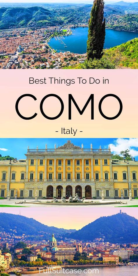 Como City, Comer See, Italian Lakes, Lake Como Italy, Places In Italy, Italy Map, Como Italy, Germany And Italy, Amazing Travel Destinations