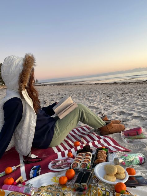 Picnic In The Snow, Winter Picnic Aesthetic, Winter Beach Picnic, Cold Weather Picnic, Vancouver Trip, Friends Hangout, Winter Picnic, Birthday Vibes, 2024 Board