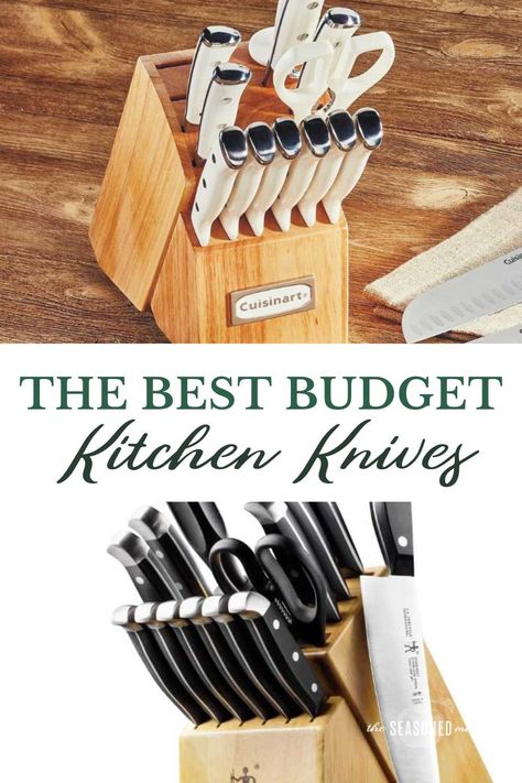 Discover our picks for the best budget kitchen knives! From chef knives to affordable sets, there's a budget option for your culinary needs. Best Knife Set, Best Kitchen Knife Set, Kitchen Knives Set, Kitchen Technology, Kitchen Knife Set, Budget Kitchen, Chef Knives, Small Places, Knife Set Kitchen