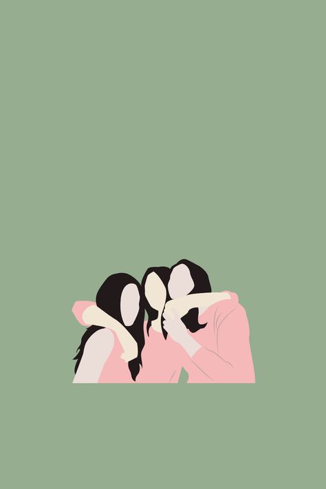 3 Sisters Cartoon Images, Three Wallpaper For Friends, Three Friends Pic Cartoon, 3 Friends Pictures Cartoon, Trio Friends Profile Pic, 3 Friends Wallpaper Aesthetic, Trio Friends Cartoon Aesthetic, Three Frnds Pics, Trio Dp Aesthetic